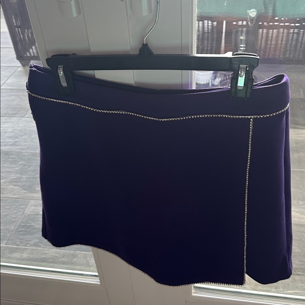 VENUS Deep Purple Skort  with Metallic Accents